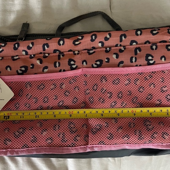 Pink Leopard Print Organizer Bag - Picture 6 of 7